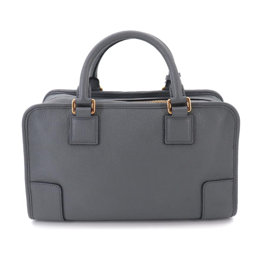 LOEWE（ロエベ） 新品同様 アマソナ 28 ハンド バッグ レザー グレー