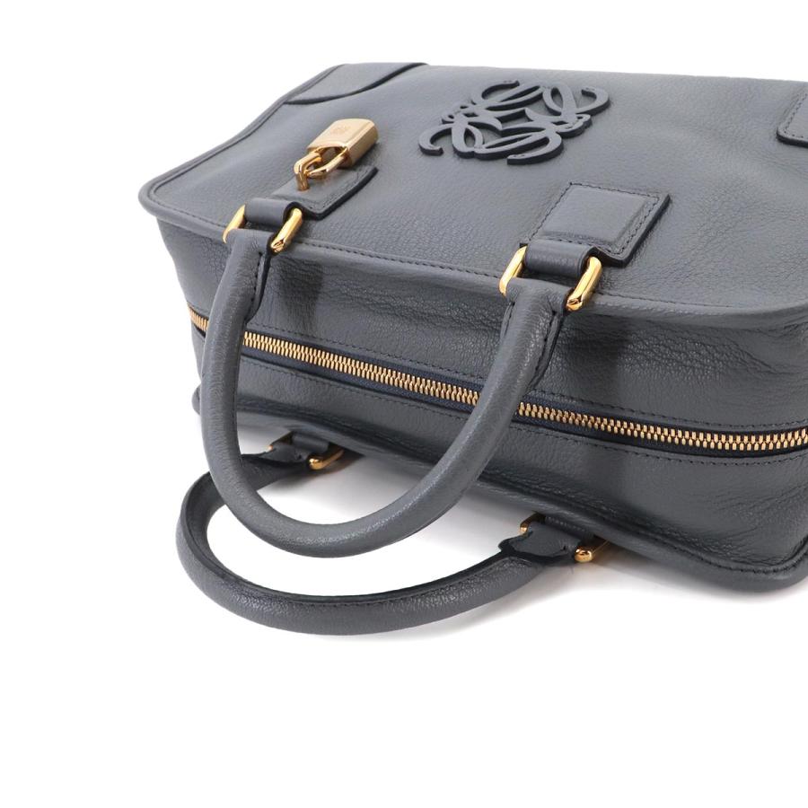 LOEWE（ロエベ） 新品同様 アマソナ 28 ハンド バッグ レザー グレー