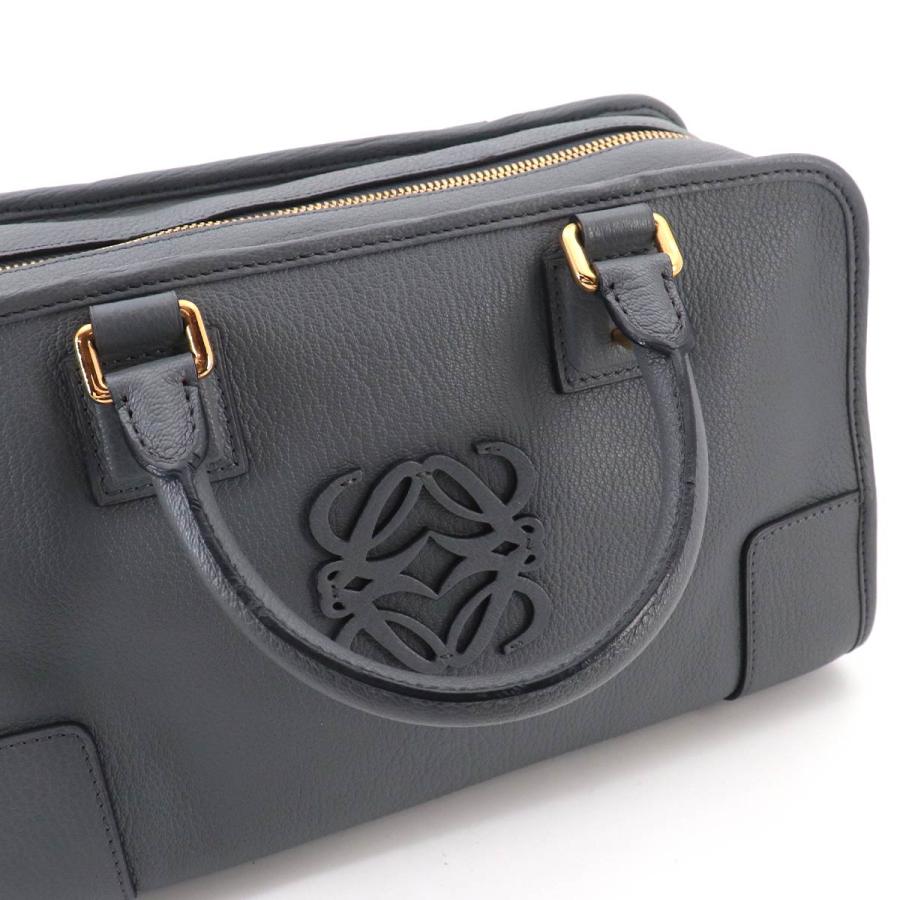 LOEWE（ロエベ） 新品同様 アマソナ 28 ハンド バッグ レザー グレー