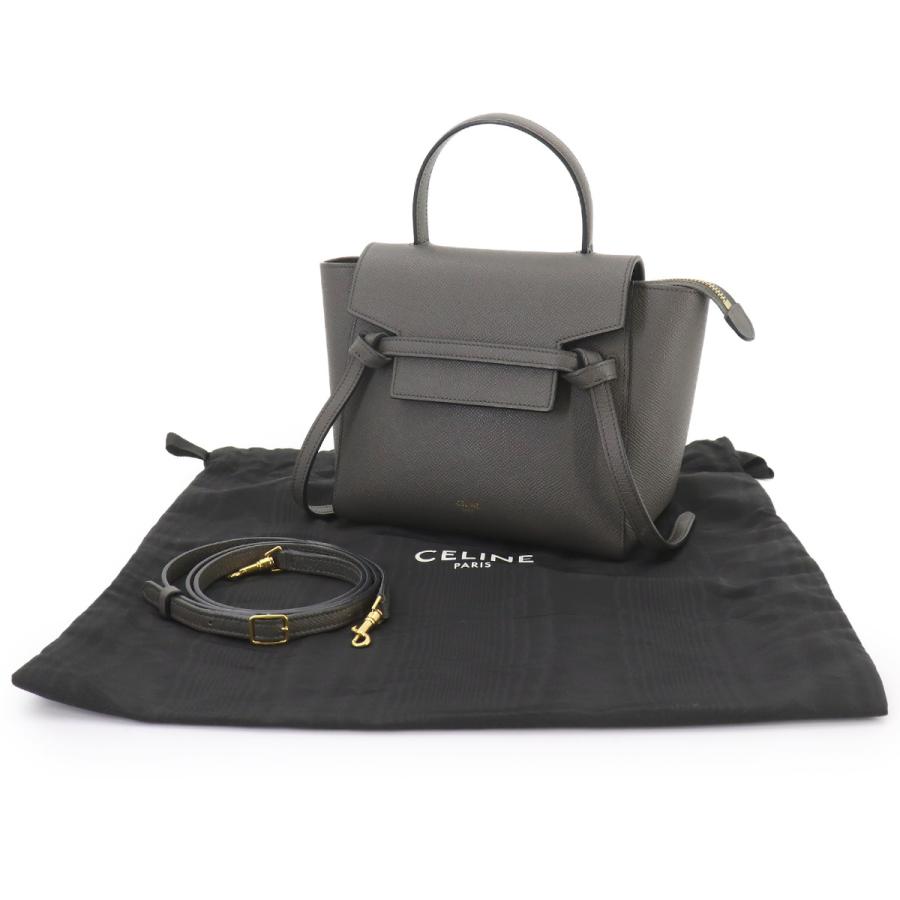 CELINE（セリーヌ） 美品 ベルトバッグ ナノ 2way ハンド ショルダー 