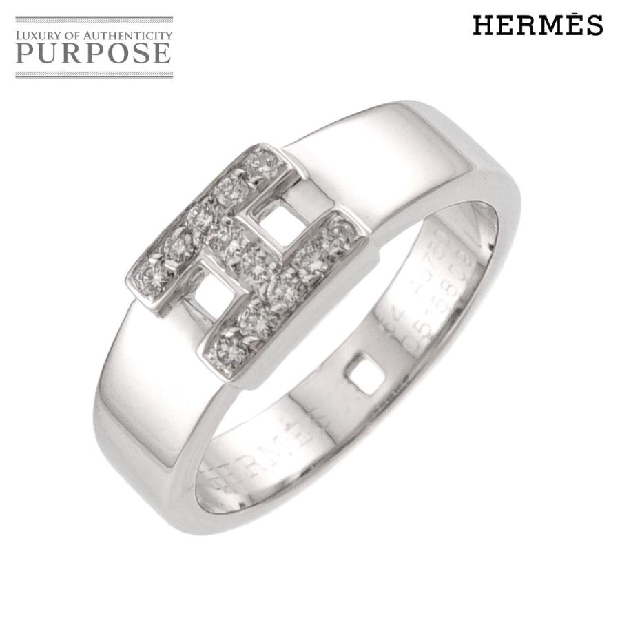 HERMES（エルメス） ニュー ヘラクレス #54 リング ダイヤ K18 WG