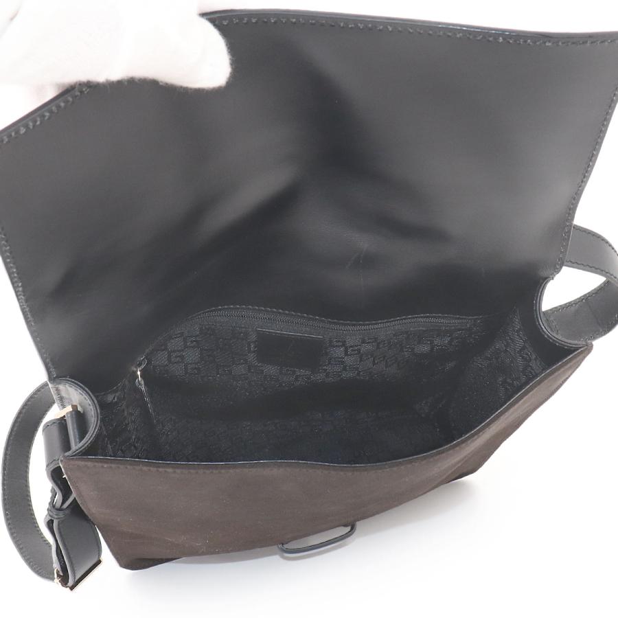 ◆お値下◆保存袋付/GUCCIタイガー/黒レザー2wayショルダーバッグ GUCCI（グッチ） 美品 タイガー ヘッド ショルダー バッグ スエード