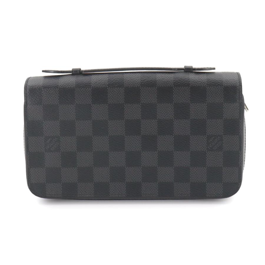 新品同様 ルイ ヴィトン LOUIS VUITTON ダミエ グラフィット ジッピーXL ラウンドファスナー 長財布 N41503 Zippy XL 90331077 LOUIS VUITTON（ルイ・ヴィトン） 新品同様 ルイ ヴィトン ダミエ グラ
