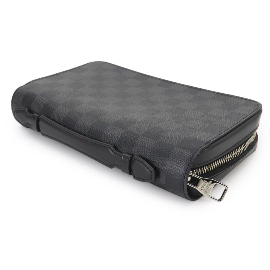 新品同様 ルイ ヴィトン LOUIS VUITTON ダミエ グラフィット ジッピーXL ラウンドファスナー 長財布 N41503 Zippy XL 90331077 LOUIS VUITTON（ルイ・ヴィトン） 新品同様 ルイ ヴィトン ダミエ グラ