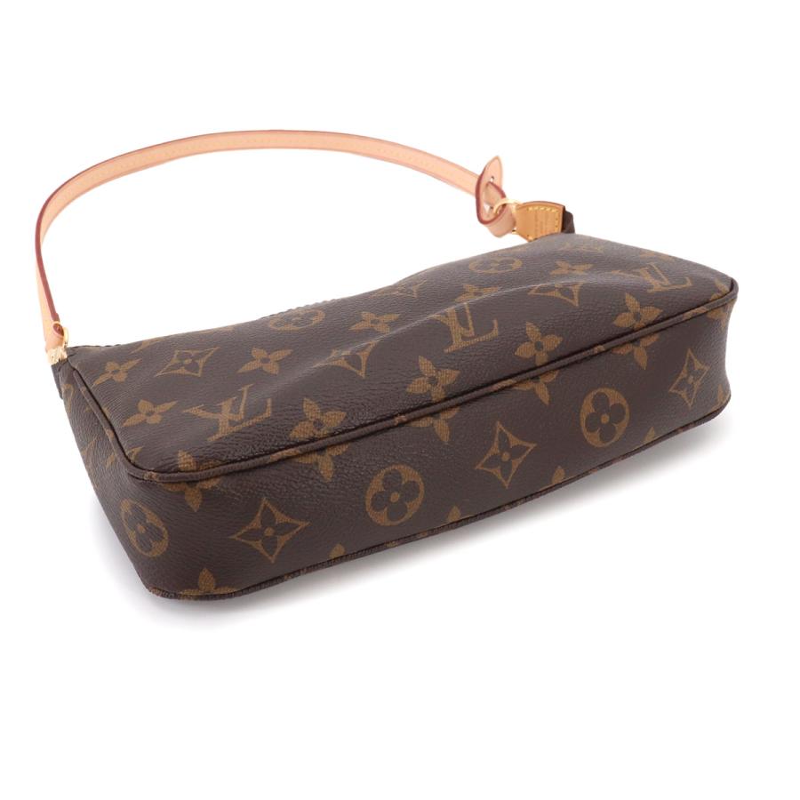ルイヴィトン モノグラム ポシェット アクセソワール ハンドバッグ ブラウン LOUIS VUITTON（ルイ・ヴィトン） 新品同様 ルイ ヴィトン モノグラム