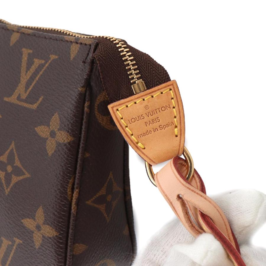 ルイヴィトン モノグラム ポシェット アクセソワール ハンドバッグ ブラウン LOUIS VUITTON（ルイ・ヴィトン） 新品同様 ルイ ヴィトン モノグラム