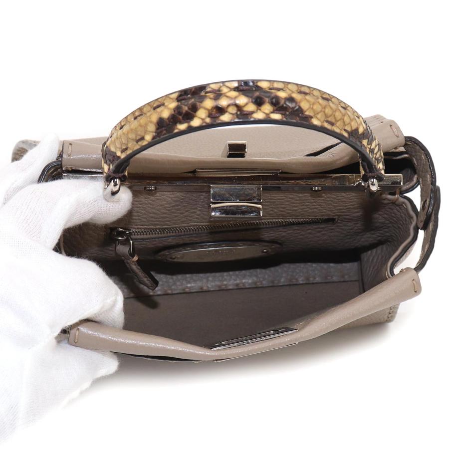 FENDI（フェンディ） 美品 セレリア ミニ ピーカブー 2way ハンド