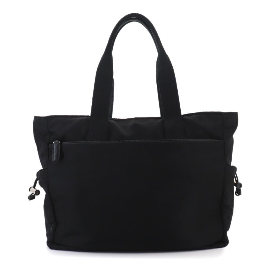PRADA（プラダ） トート バッグ ナイロン サフィアーノレザー ネロ