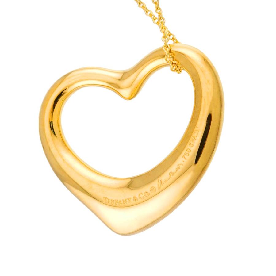 TIFFANY&Co.（ティファニー） オープンハート 幅27mm ネックレス 46cm 