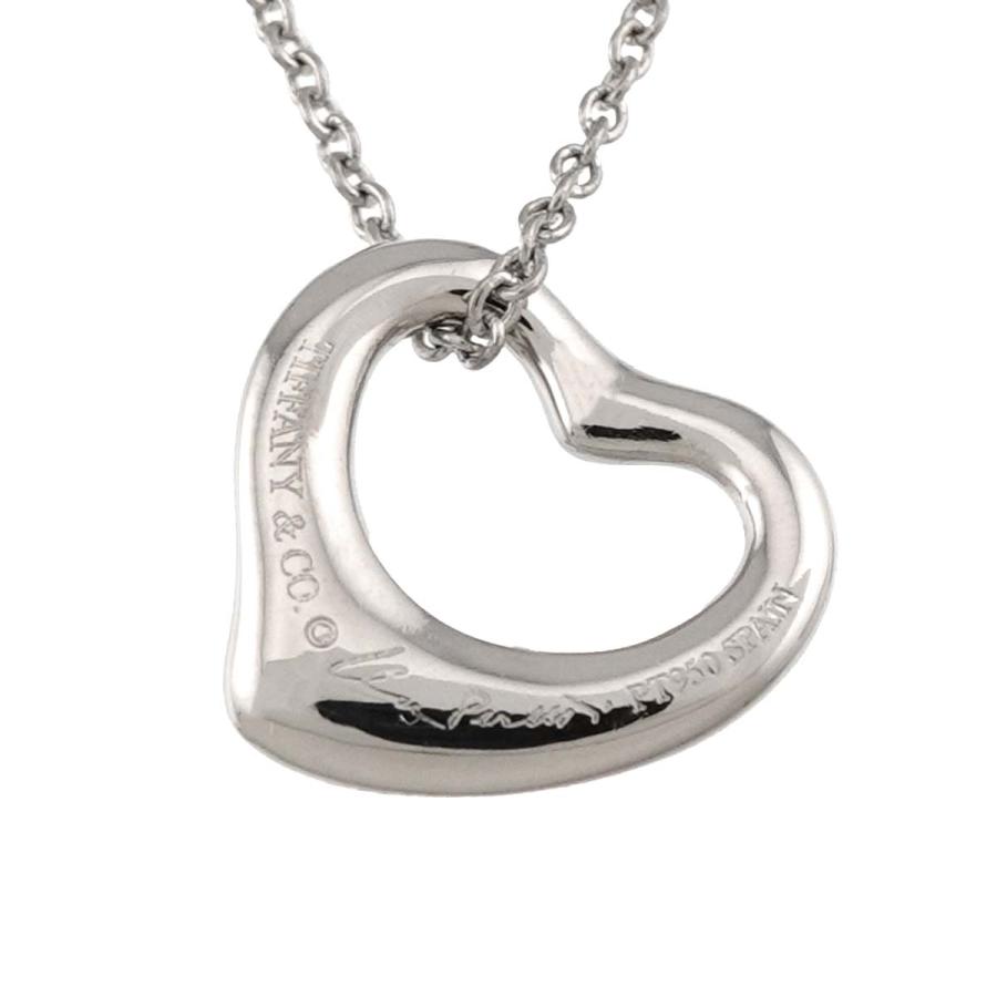 TIFFANY&Co.（ティファニー） オープンハート 幅11mm ネックレス 40.5