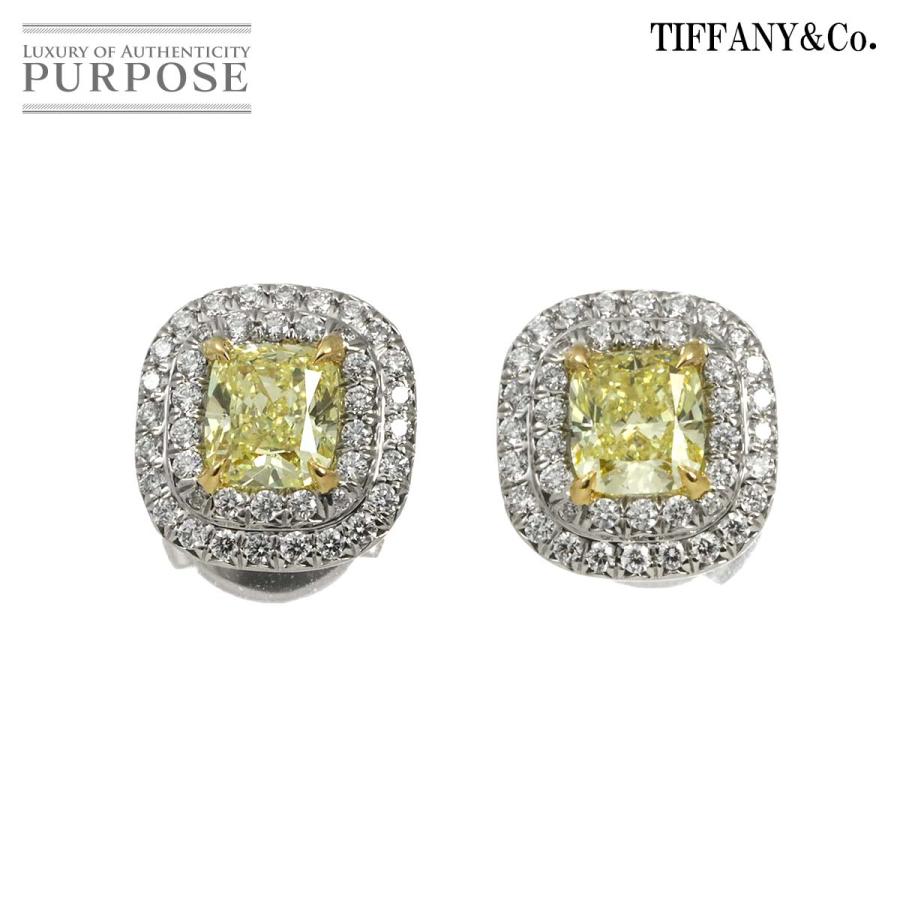 【sae】ティファニー ソレスト ダイヤ ピアス K18PG TIFFANY&Co.（ティファニー） ソレスト ダイヤ 0.54ct/0.53ct FIY/IF