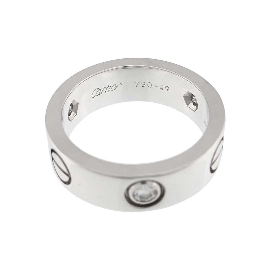 Cartier（カルティエ） ラブ クラシック #49 リング ハーフ ダイヤ 3P 