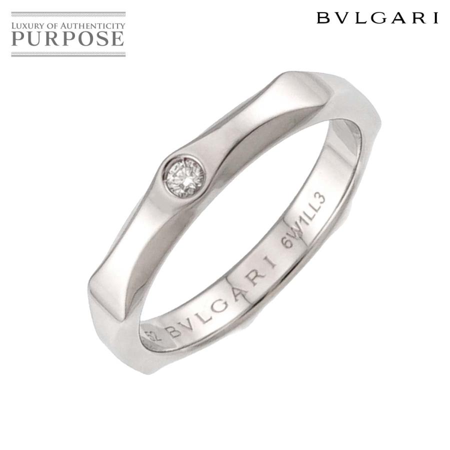 BVLGARI ダイヤモンド付きリング 52 BVLGARI（ブルガリ） インフィニート #52 リング ダイヤ 1P Pt