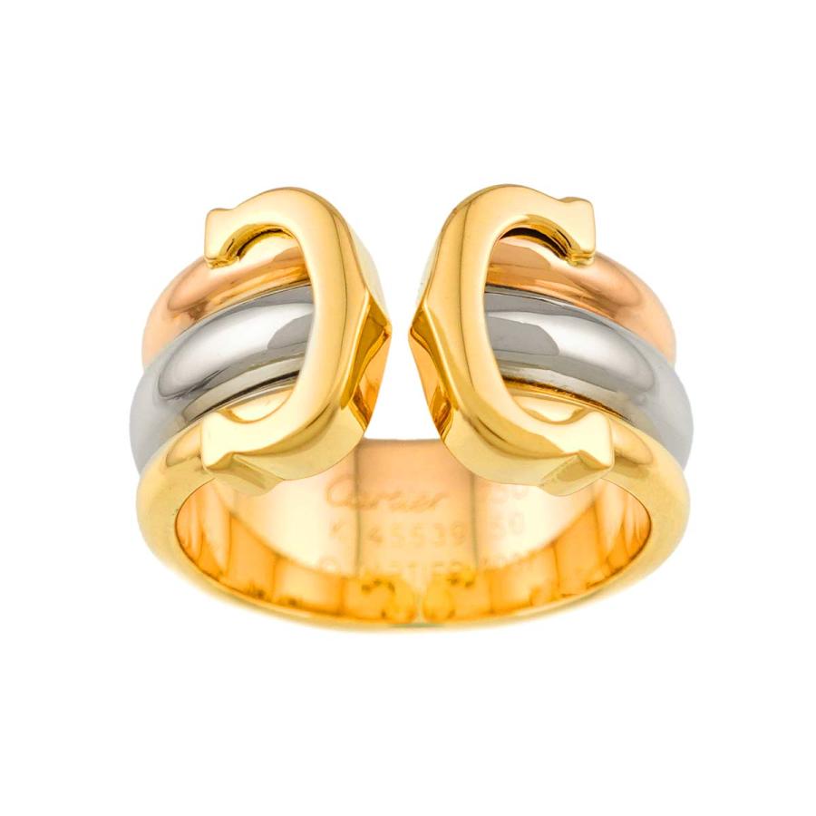 Cartier（カルティエ） Cartier C2 #50 リング K18 YG WG PG スリー 