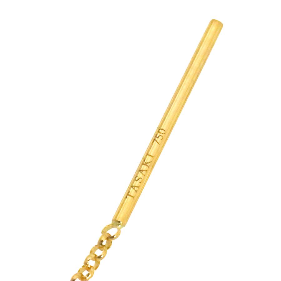 【現行】タサキ　アコヤ　パール　ピアス　750 K18 田崎真珠　花珠 TASAKI（タサキ） アコヤ真珠 8.1mm ピアス K18 YG 750 パール 田崎