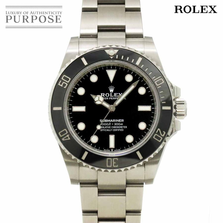 新品同様 ロレックス ROLEX サブマリーナ ノンデイト 124060 ランダム番 ルーレット メンズ 腕時計 自動巻き Submariner No Date 90291989 ROLEX（ロレックス） サブマリーナ ノンデイト 124060 ランダム番