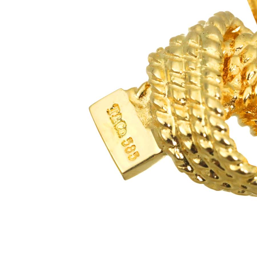 TIFFANY&Co.（ティファニー） ツイスト ピアス K14 YG イエロー