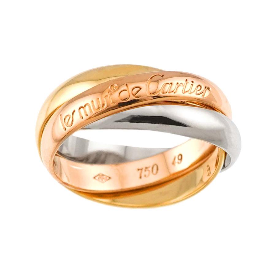 Cartier（カルティエ） トリニティ MM #49 リング K18 YG WG PG 3連