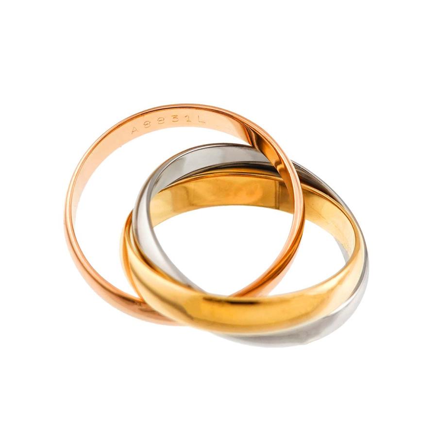 Cartier（カルティエ） トリニティ MM #49 リング K18 YG WG PG 3連