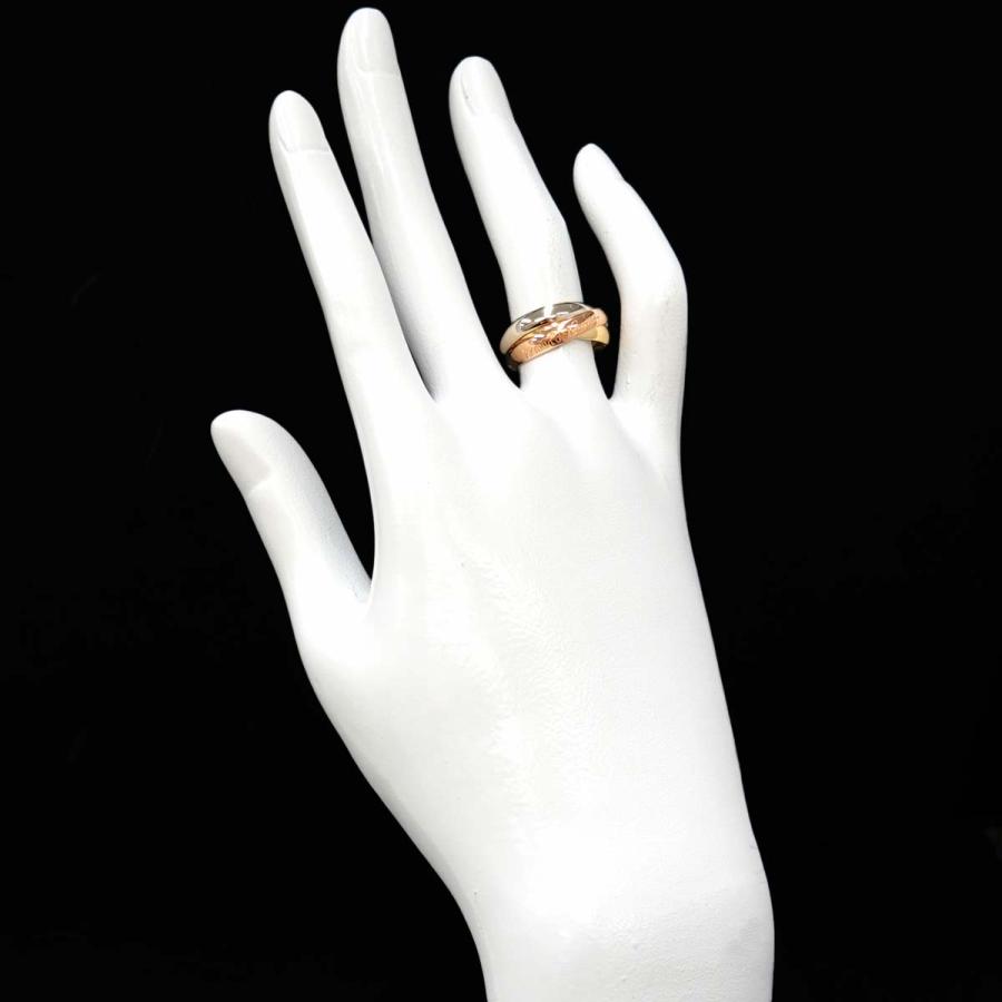 Cartier（カルティエ） トリニティ MM #49 リング K18 YG WG PG 3連