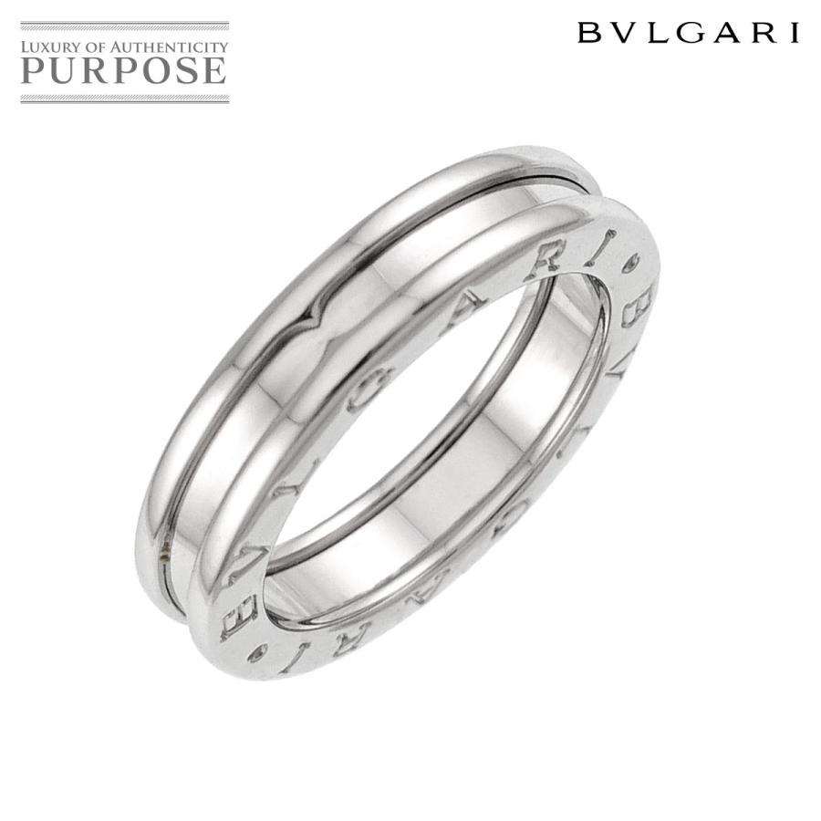 BVLGARIブルガリB-zero1リングK18WG#54約14号 購入明細あり BVLGARI（ブルガリ） ビーゼロワン 1バンド #54 リング K18 WG