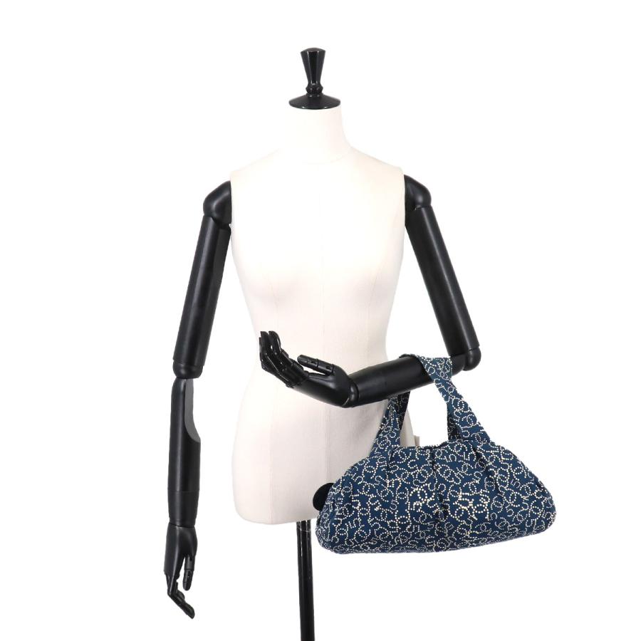 CHANEL（シャネル） ハンド バッグ キャンバス ネイビー No.5 ドット