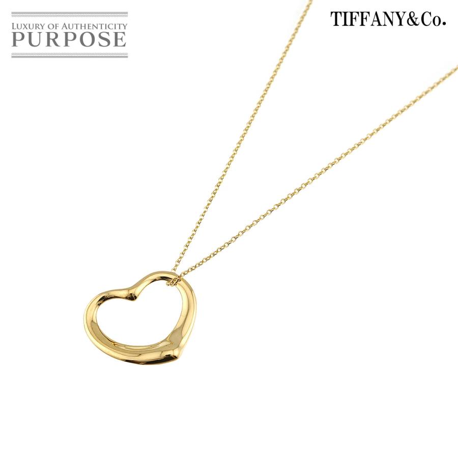 TIFFANY&Co.（ティファニー） オープンハート 幅22mm ネックレス 42cm