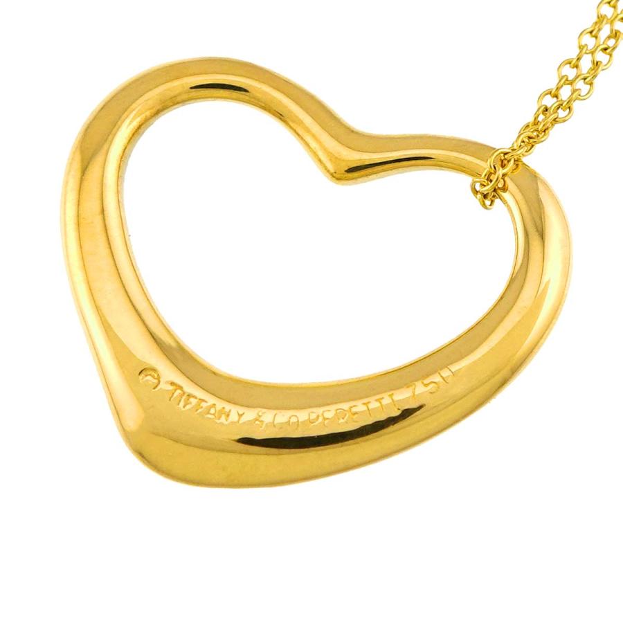 TIFFANY&Co.（ティファニー） オープンハート 幅22mm ネックレス 42cm