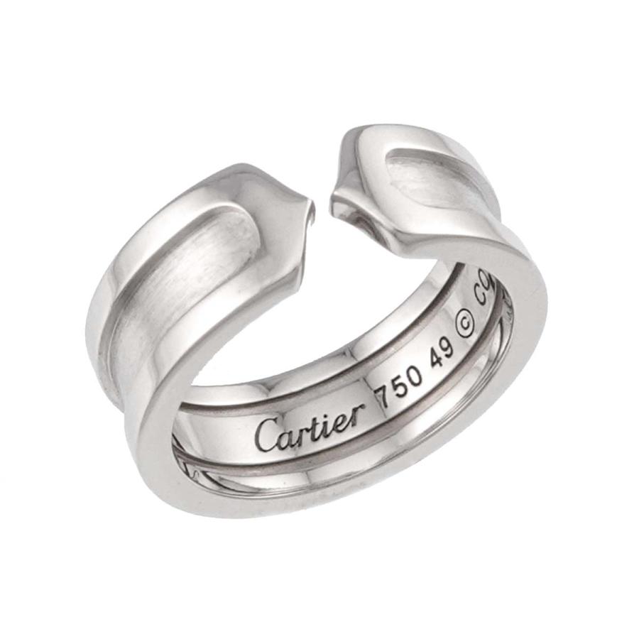 カルティエ Cartier C2 スモール SM #49 リング K18 WG ホワイトゴールド 750 指輪 2C Ring 90332829 | Cartier | 04