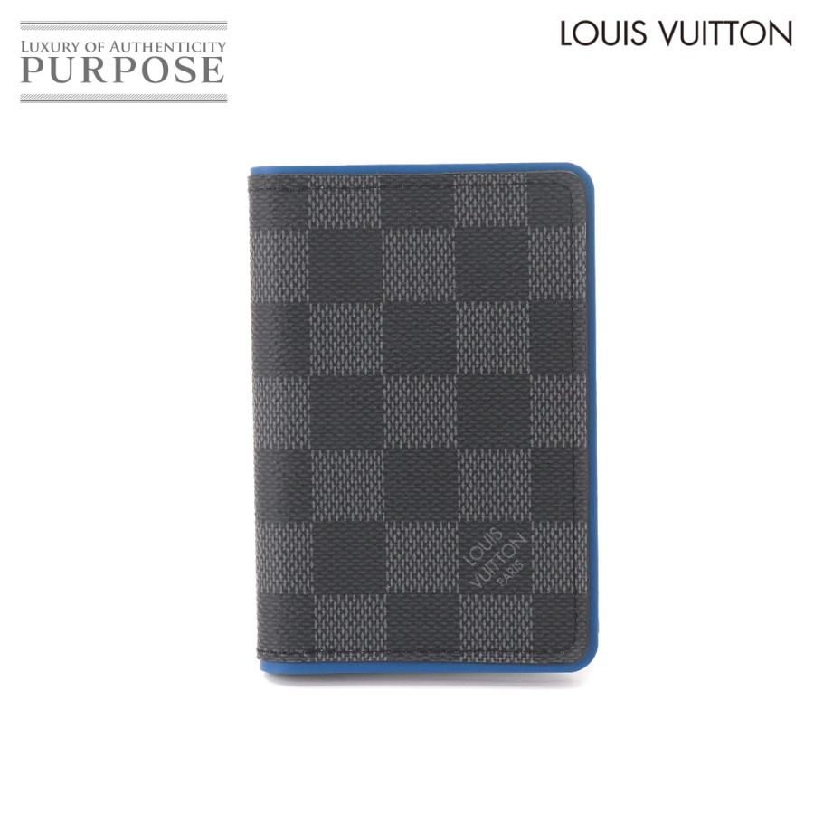 未使用 展示品 ルイ ヴィトン LOUIS VUITTON ダミエ グラフィット オーガナイザー ドゥ ポッシュ カードケース ブラック 90333024 LOUIS VUITTON（ルイ・ヴィトン） 未使用 展示品 ルイ ヴィトン ダミエ