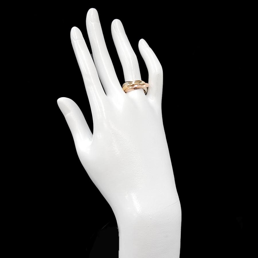 Cartier（カルティエ） トリニティ #53 リング MM K18 YG WG PG 3連