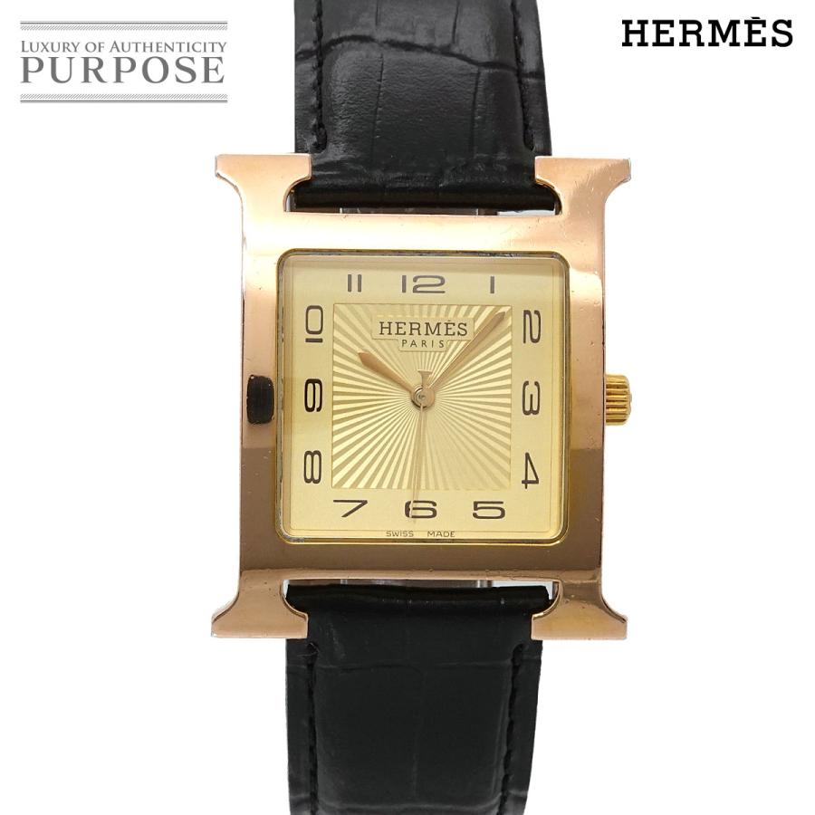 HERMES（エルメス） HERMES Hウォッチ HH1 801 メンズ 腕時計 ゴールド 