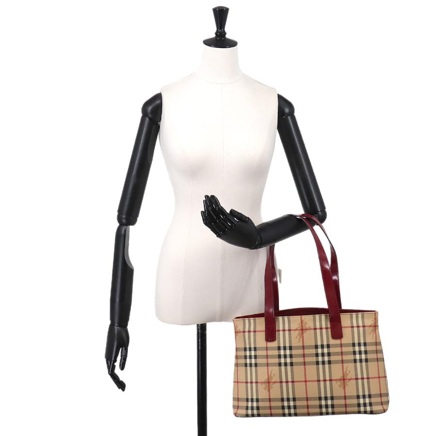 ✨美品✨BURBERRY バーバリー トートバッグ ノバチェック レザー ロゴ BURBERRY（バーバリー） 未使用 展示品 ノバチェック トート バッグ