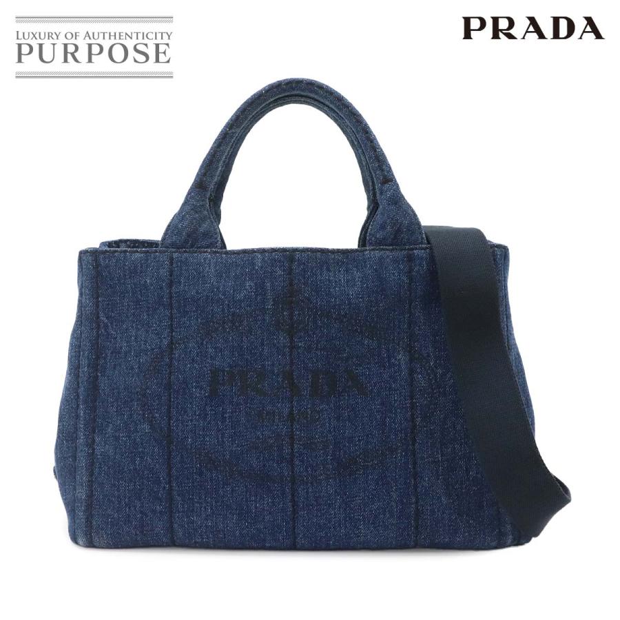 PRADA（プラダ） 美品 カナパ ミニ 2way ハンド ショルダー バッグ 