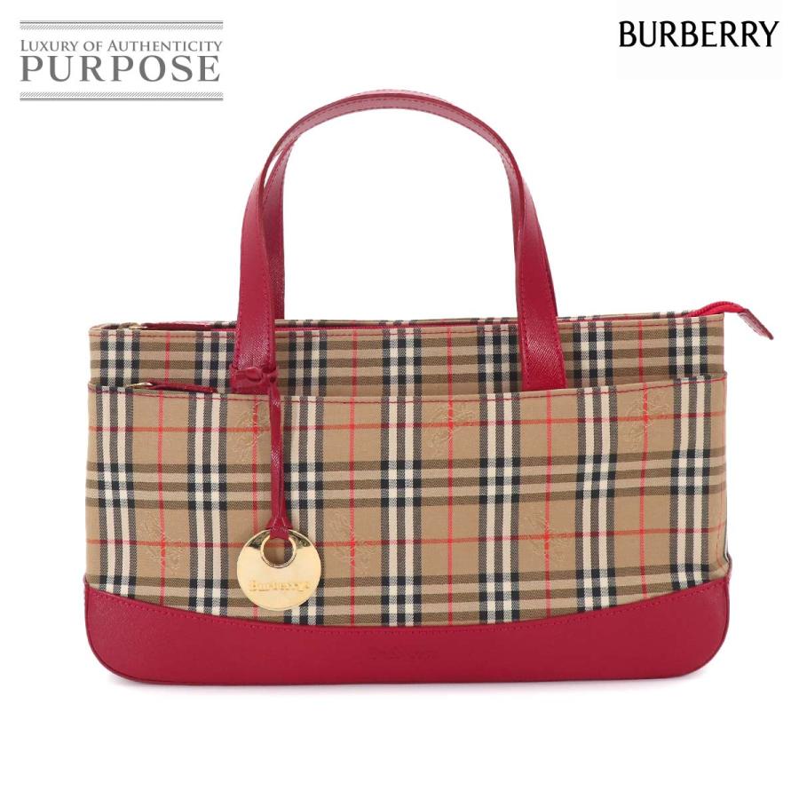 BURBERRY（バーバリー） 新品同様 ノバチェック ハンド バッグ 