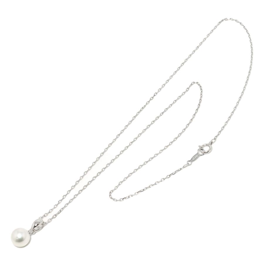 MIKIMOTO（ミキモト） アコヤ真珠 7.5mm ネックレス 40cm K18 WG
