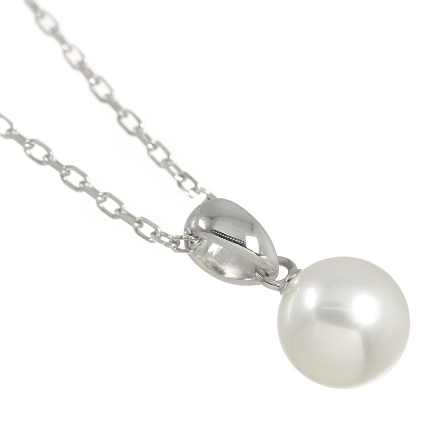 MIKIMOTO（ミキモト） アコヤ真珠 7.5mm ネックレス 40cm K18 WG