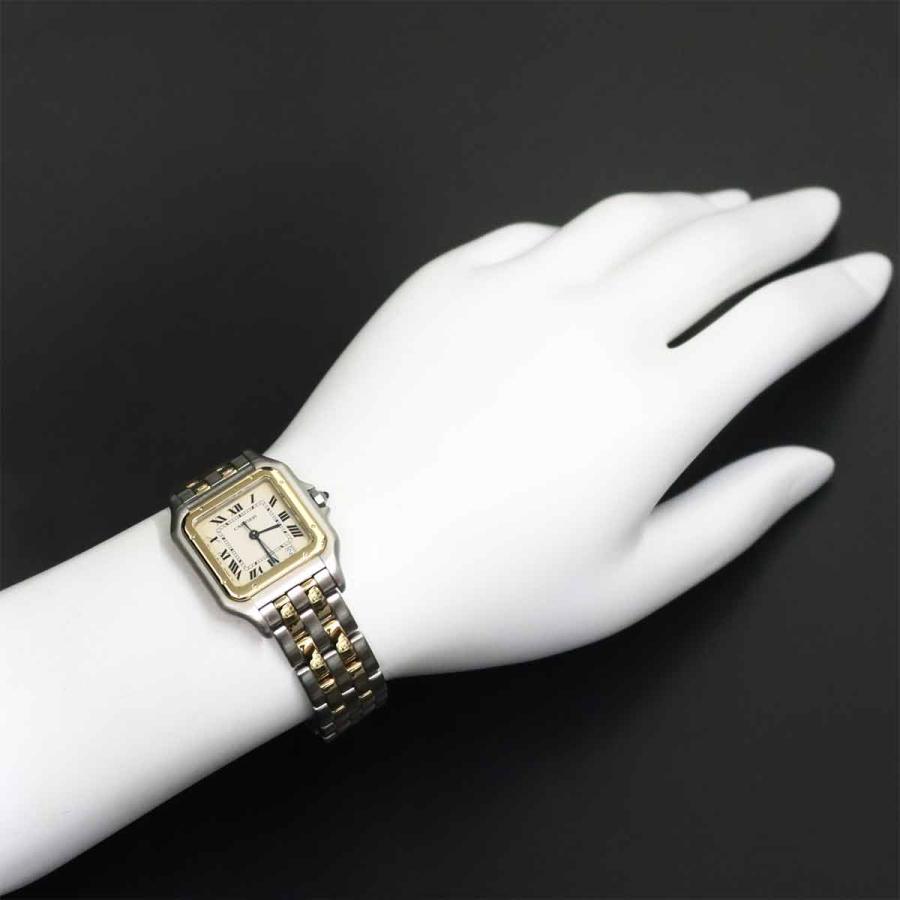 Cartier（カルティエ） パンテールMM 2ロウ W25028B6 デイト コンビ