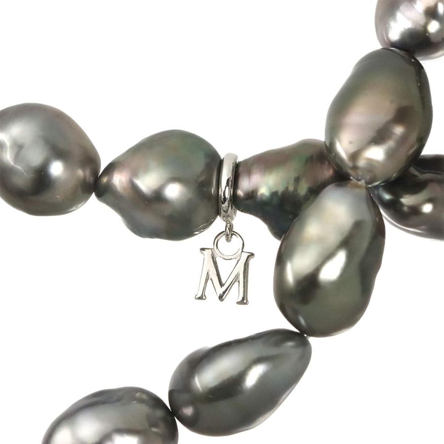 ✨大幅値下げ✨MIKIMOTO✨㉕ ミキモト 真珠 パールネックレス ぶどう MIKIMOTO（ミキモト） バロック真珠 ネックレス 41cm K18 WG ホワイト