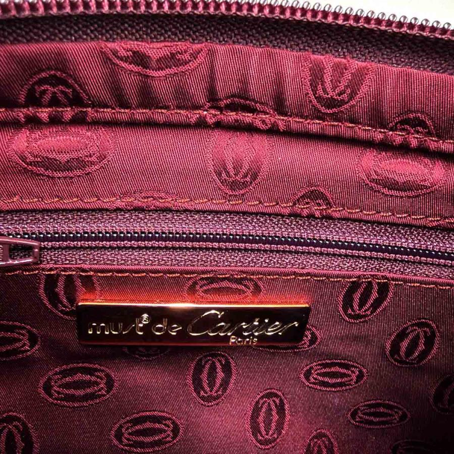 ✨美品✨ カルティエ マストライン クラッチバッグ セカンドバッグ ボルドー Cartier（カルティエ） 新品同様 マストライン クラッチ セカンド