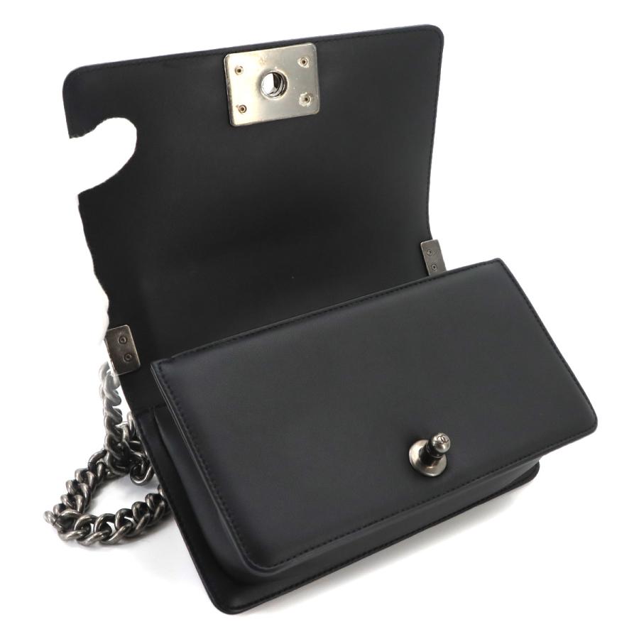 未使用 展示品 シャネル CHANEL ボーイシャネル スモール チェーン ショルダー バッグ ラムスキン ブラック A67085 90335353 | CHANEL | 05