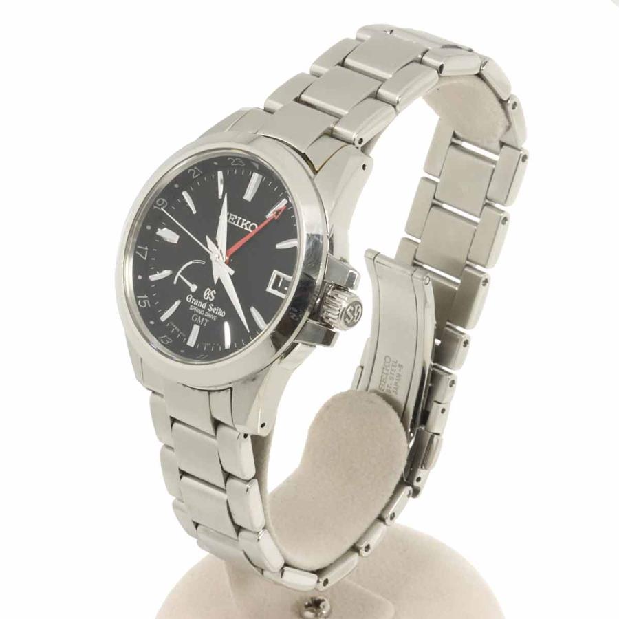 セイコー SEIKO グランドセイコー スプリングドライブ GMT SBGE013 メンズ 腕時計 パワーリザーブ ブラック 自動巻き GRAND SEIKO 90335853 SEIKO（セイコー） グランドセイコー スプリングドライブ GMT SBGE013
