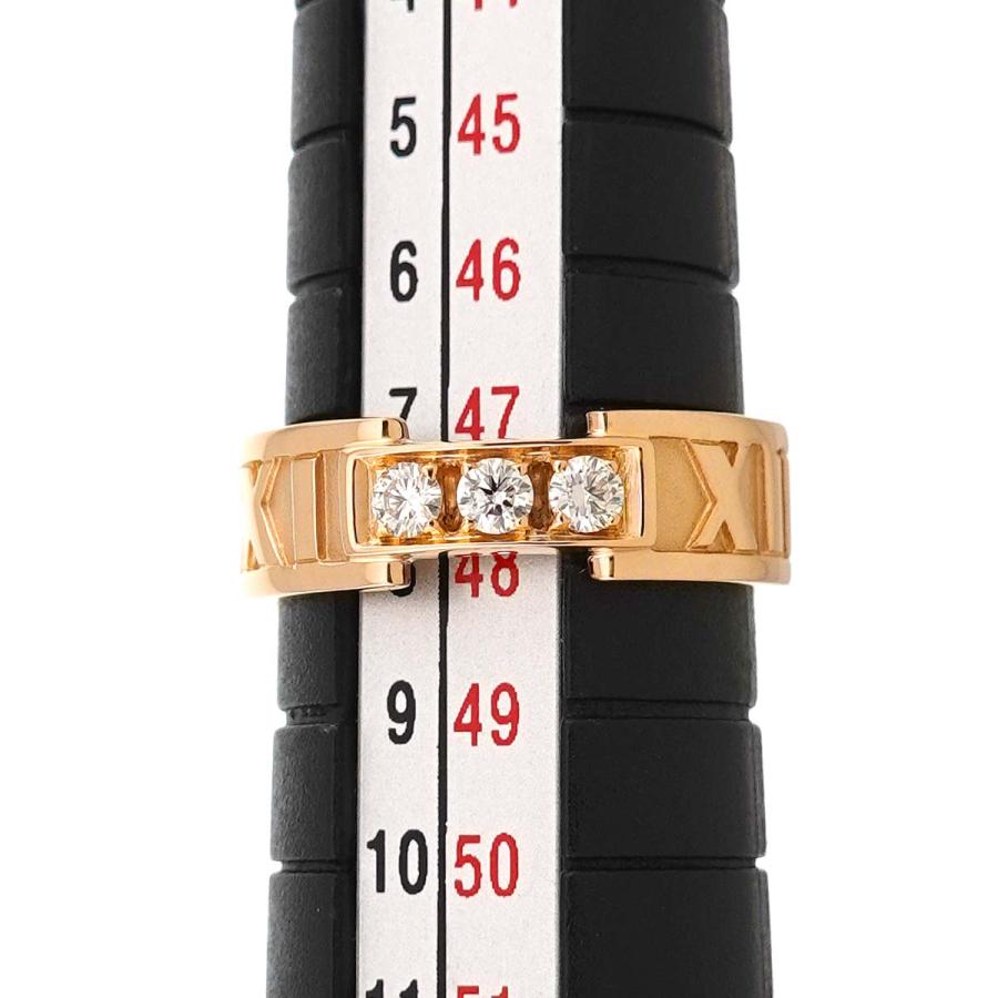TIFFANY アトラス 18金RGダイヤモンド1P リング7号 TIFFANY&Co.（ティファニー） アトラス 7号 リング ダイヤ K18 PG