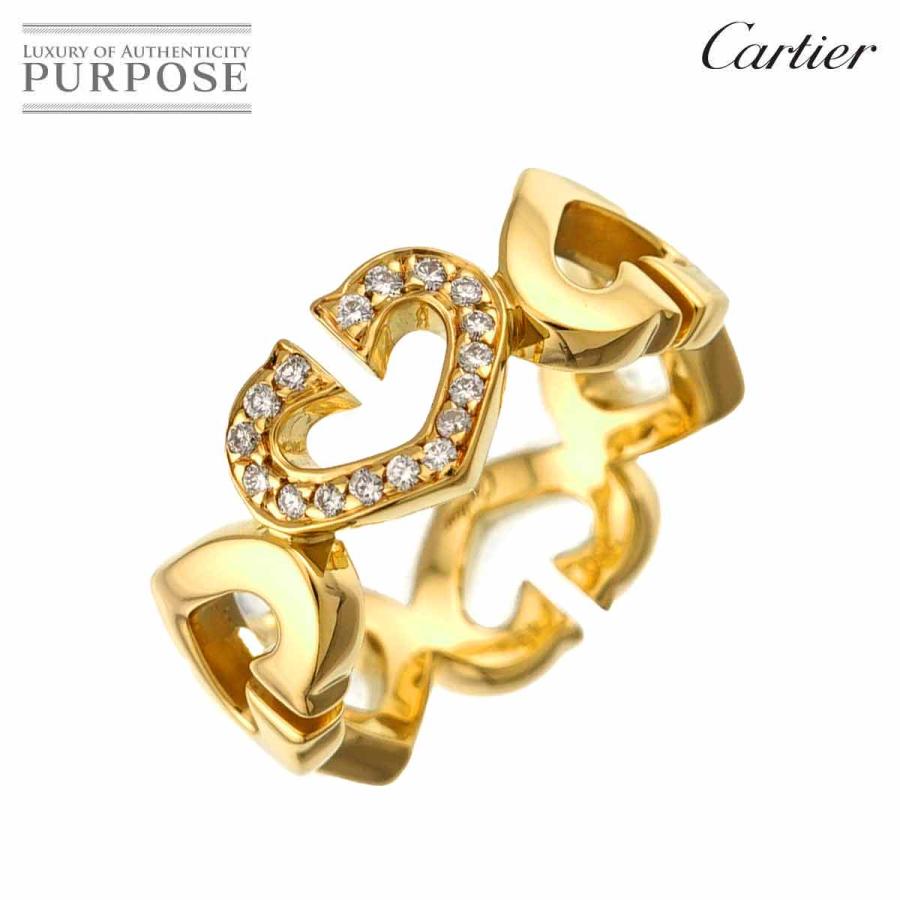 Cartier（カルティエ） Cartier Cハート #49 リング ダイヤ K18 YG