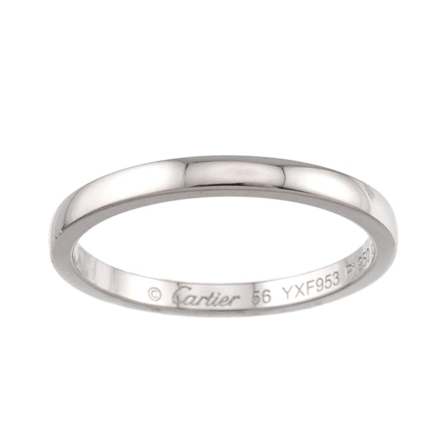 Cartier（カルティエ） バレリーナ #56 リング 幅2mm Pt プラチナ 指輪
