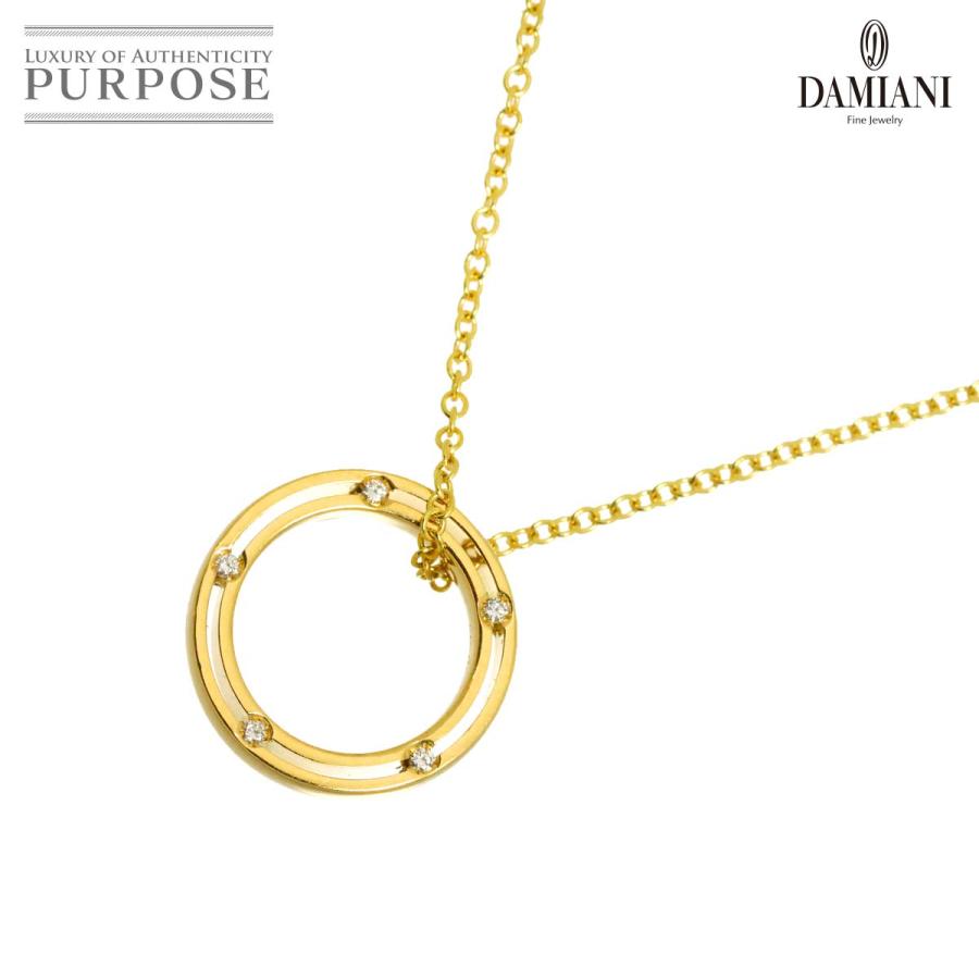 ダミアーニ DAMIANI ディサイド ダイヤ 10P ロング ネックレス 78cm K18 YG イエローゴールド 750 Diamond Necklace 90337331 | DAMIANI