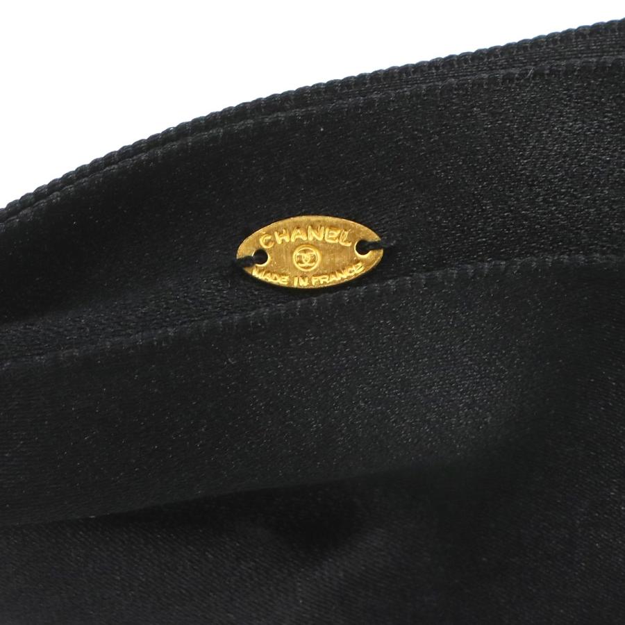 CHANEL（シャネル） 新品同様 リボン ブローチ サテン ブラック