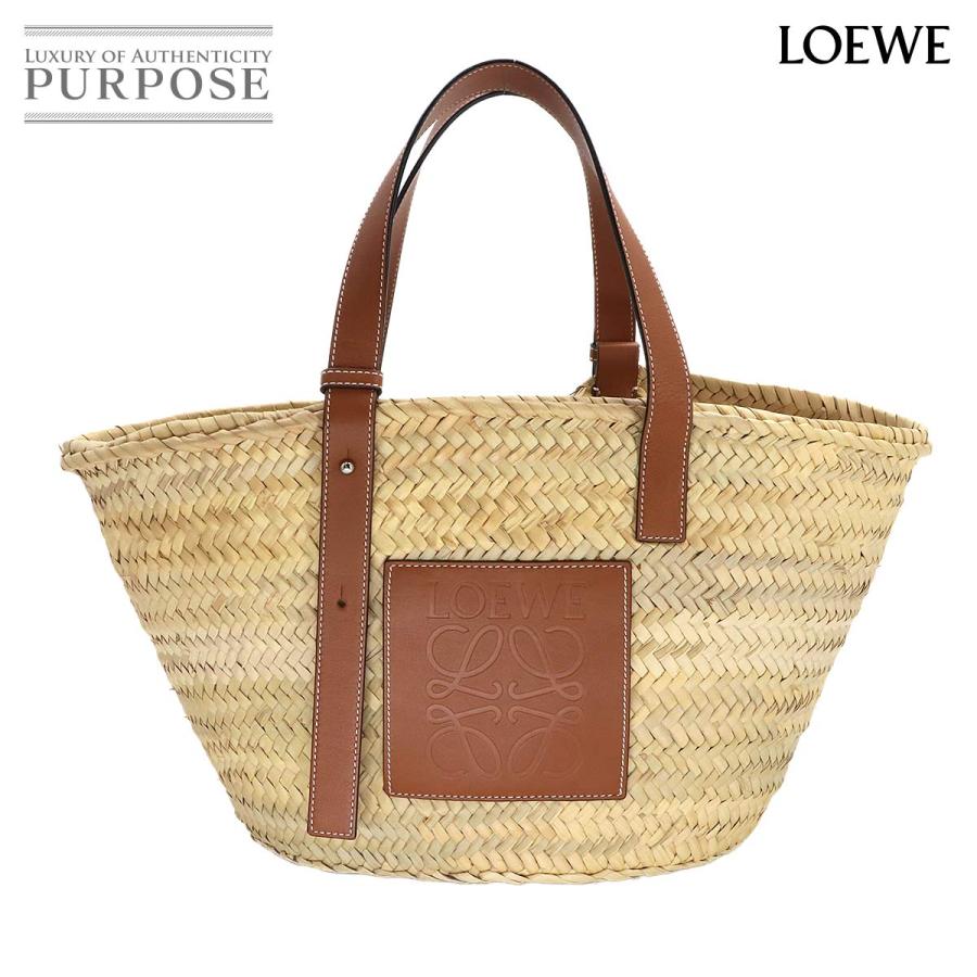 LOEWE（ロエベ） 新品同様 バスケット バッグ ミディアム カゴバッグ 