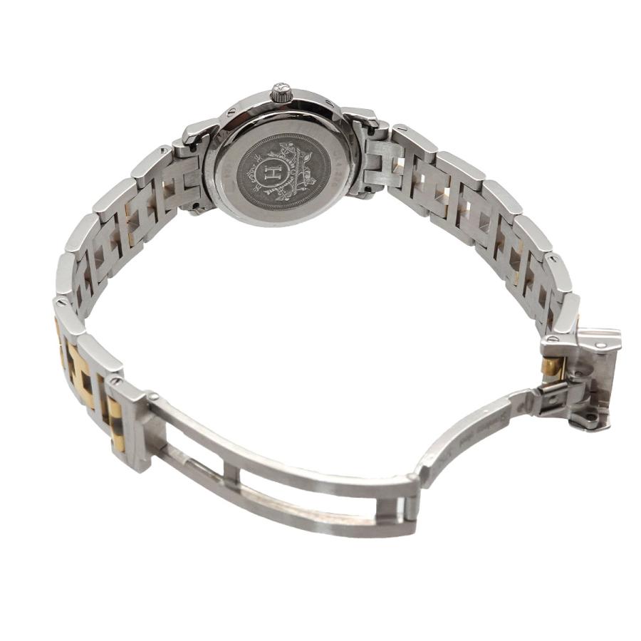 ☆極美品 CL4.220 エルメス クリッパー 時計 コンビ ホワイト HERMES（エルメス） クリッパー コンビ CL4 220 ヴィンテージ