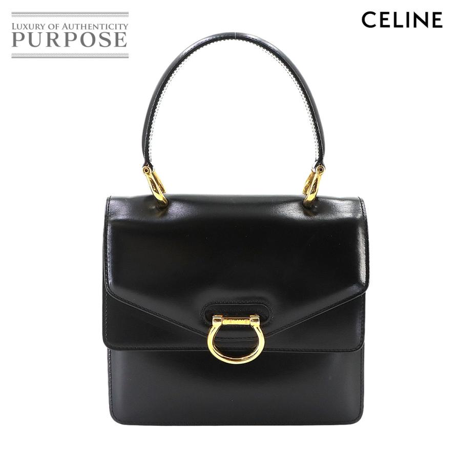 CELINE（セリーヌ） 美品 ダブルフラップ ハンド バッグ レザー